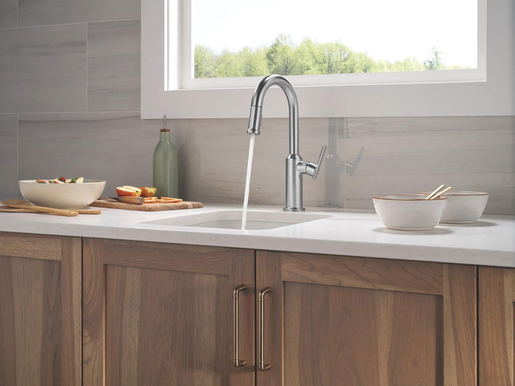 Single Handle Pull-Down Bar/Prep Faucet