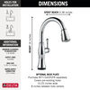 Single Handle Pull-Down Kitchen Faucet with Touch<sub>2</sub>O&reg; and ShieldSpray&reg; Technologies (Recertified)