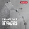 10 inch Raincan Shower Head & Hand Held Combo with Adjustable Extension Arm
