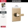 Monitor 14 Series Valve Only Trim