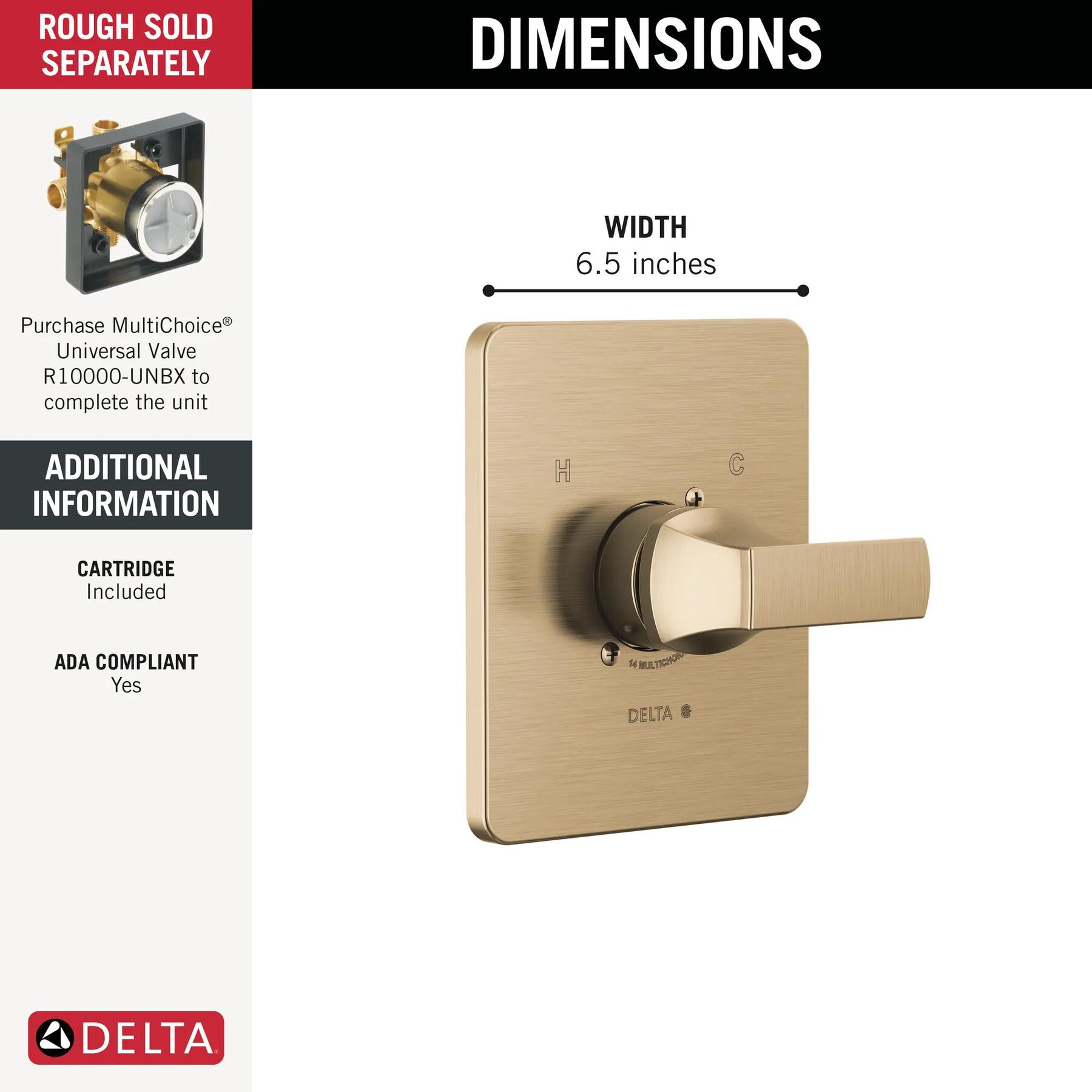 Monitor 14 Series Valve Only Trim