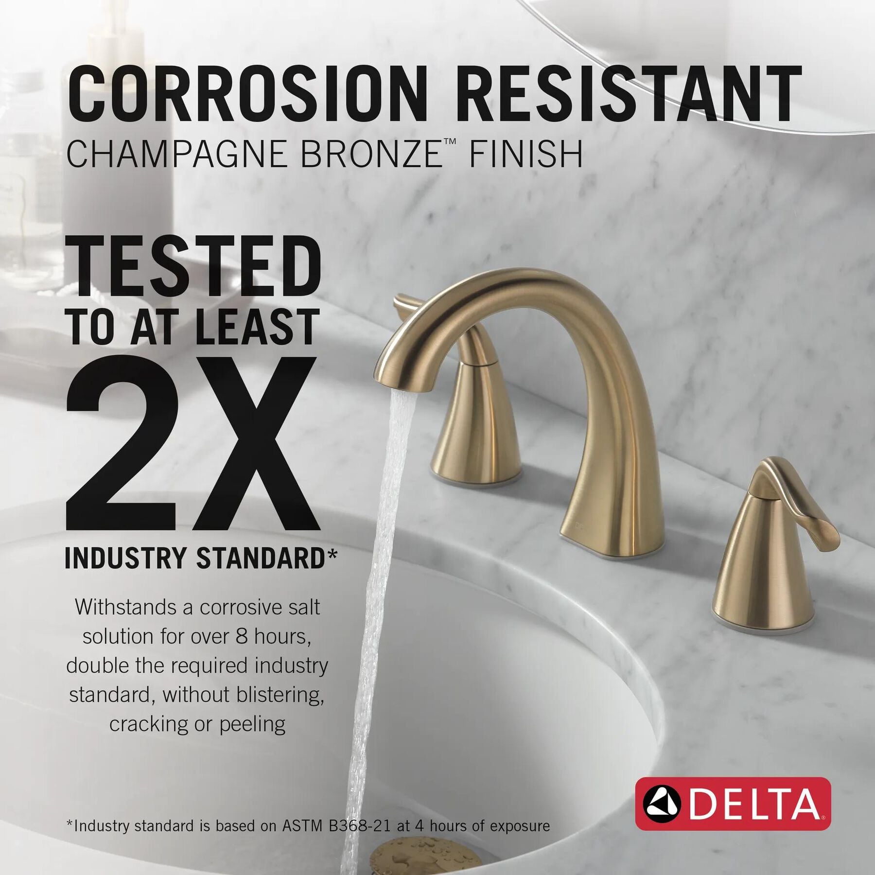 Two Handle Widespread Bathroom Faucet