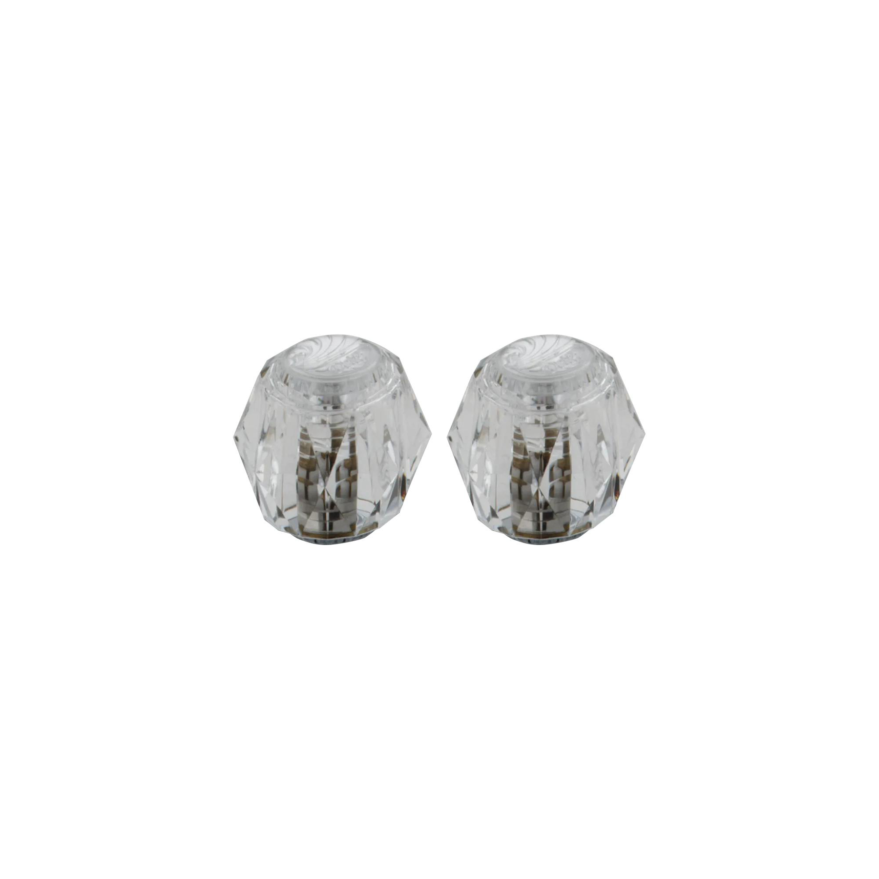 Clear Knob Handle Set