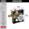 MultiChoice&reg; Universal Tub / Shower Rough - Universal Inlets / Outlets