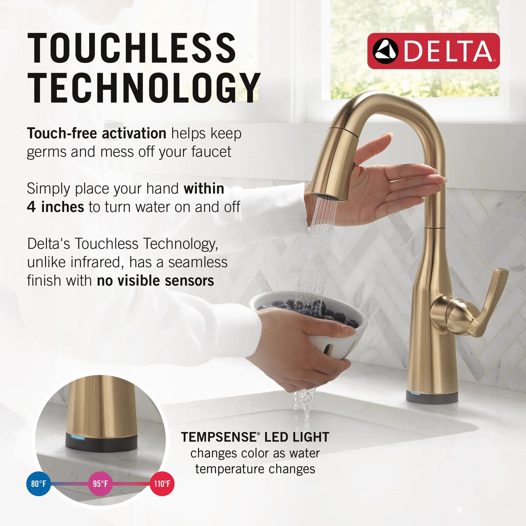 Touch2O&reg; Bar / Prep Faucet with Touchless Technology