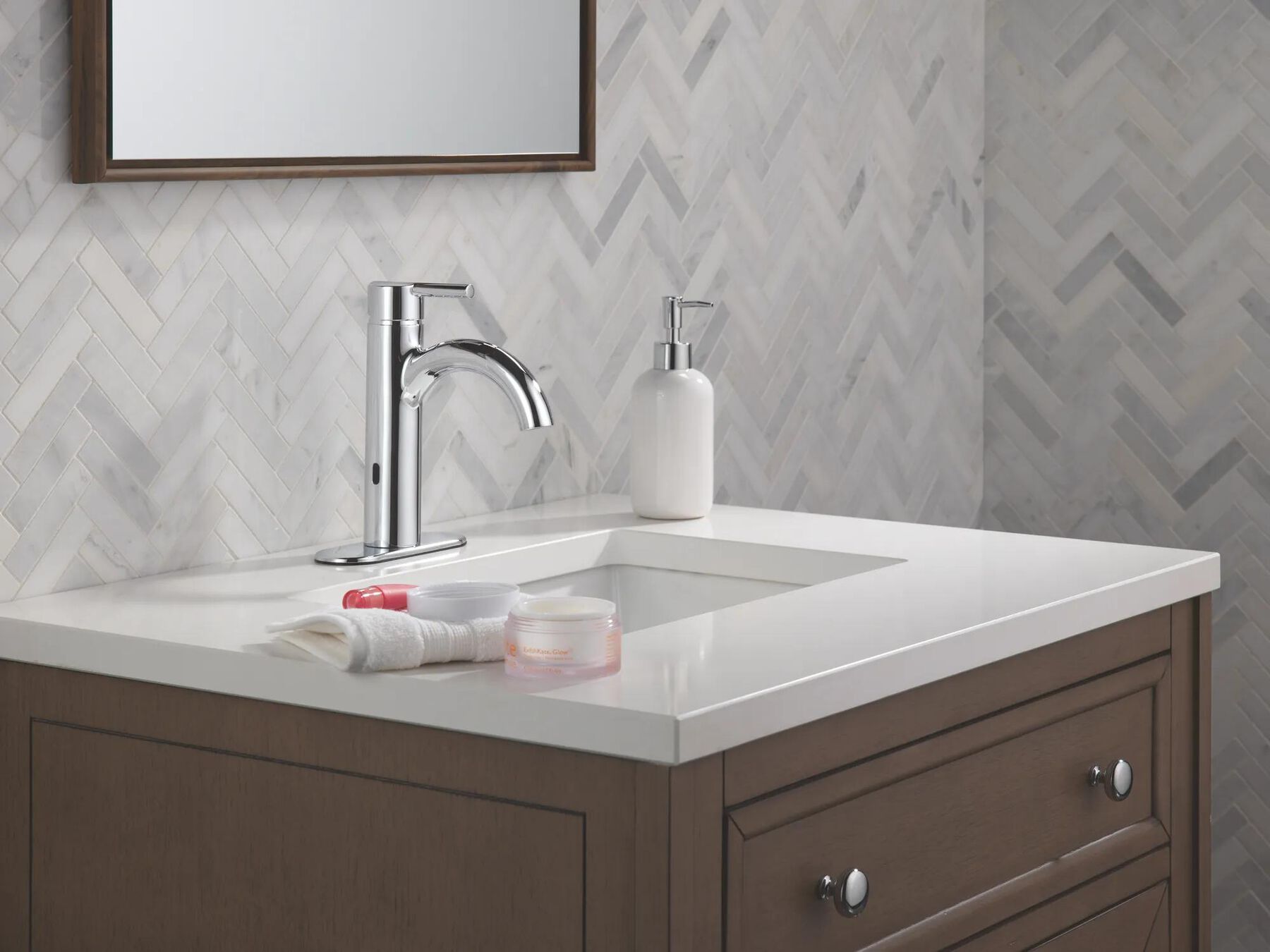 Sense2O&trade; Bathroom Faucet with Touchless Technology