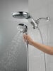 HydroRain&reg; H<sub>2</sub>Okinetic&reg; 5-Setting Two-in-One Shower Head
