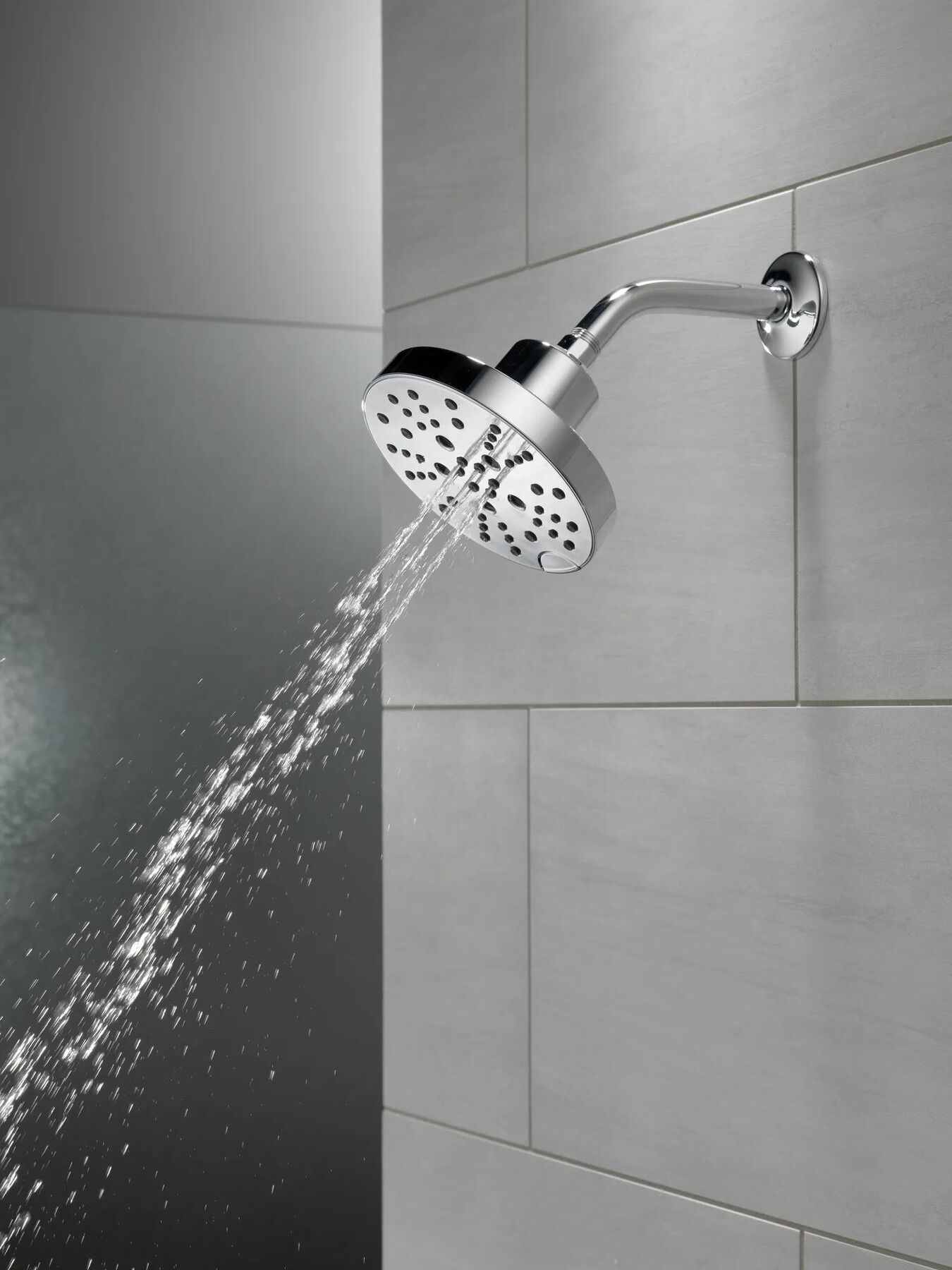 H<sub>2</sub>Okinetic&reg; 5-Setting Contemporary Raincan Shower Head (Recertified)