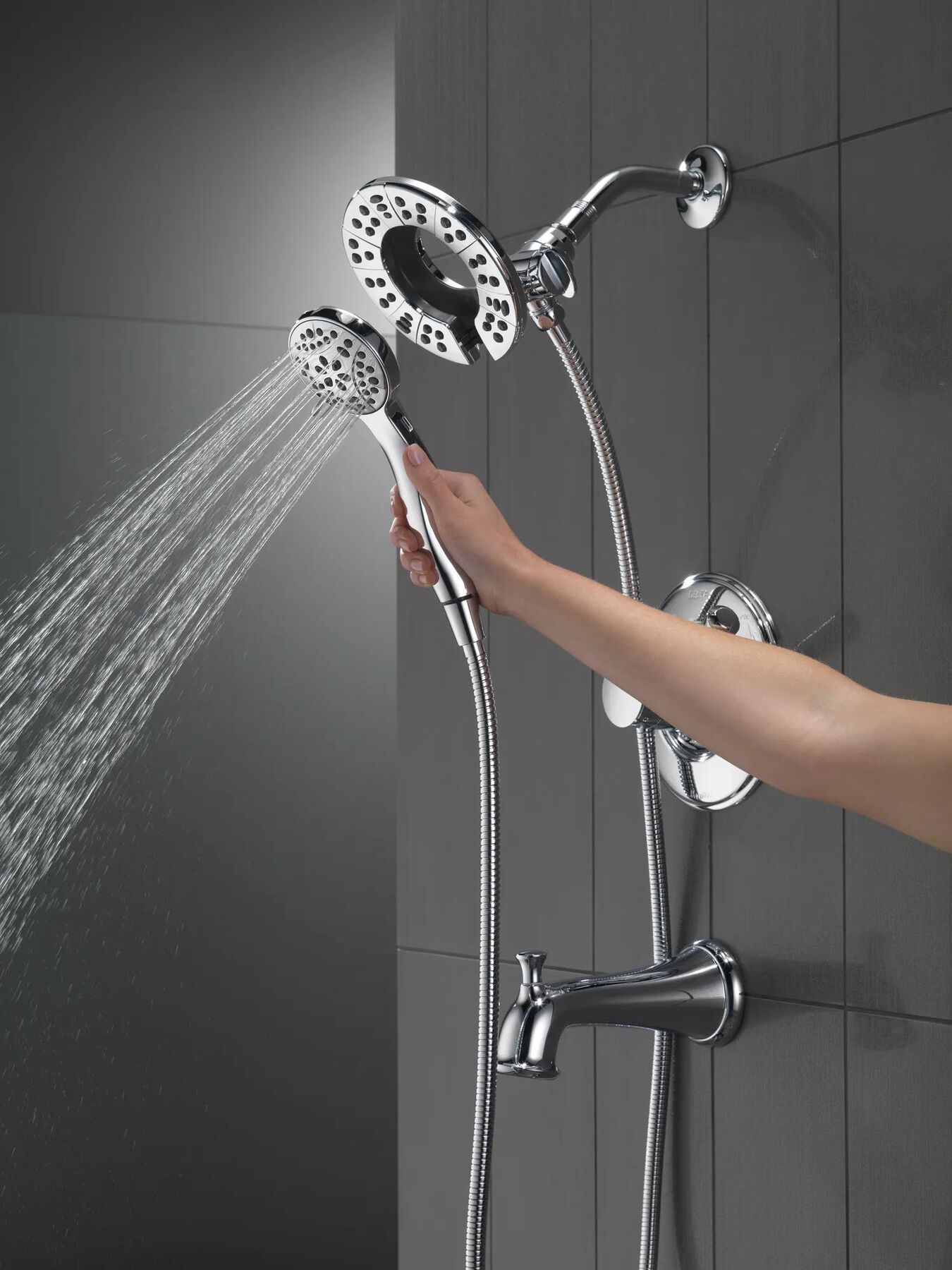 Monitor&reg; 17 Series Tub and Shower Trim with In2ition&reg; Two-in-One Shower