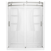 60 x 32" Curved Alcove Shower Base with Left Drain