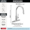 Single Handle Pull-Down Kitchen Faucet&nbsp;