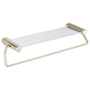 24" Towel Bar with Glass Shelf