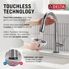 VoiceIQ&reg; Single Handle Pull-Down Faucet with Touch<sub>2</sub>O&reg; Technology