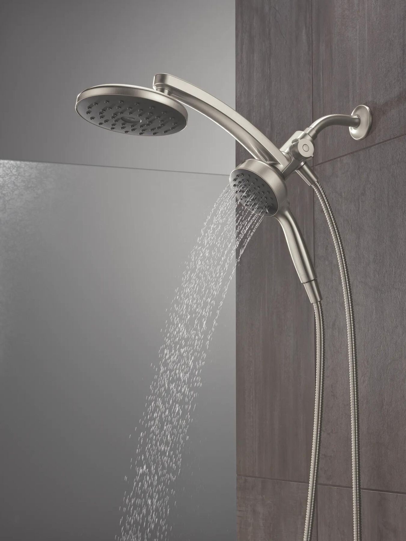 PivotPro&trade; 3-in-1 Combination Shower with TouchClean&reg; Spray Face