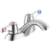 Two Handle Centerset Bathroom Faucet - Less Pop-Up
