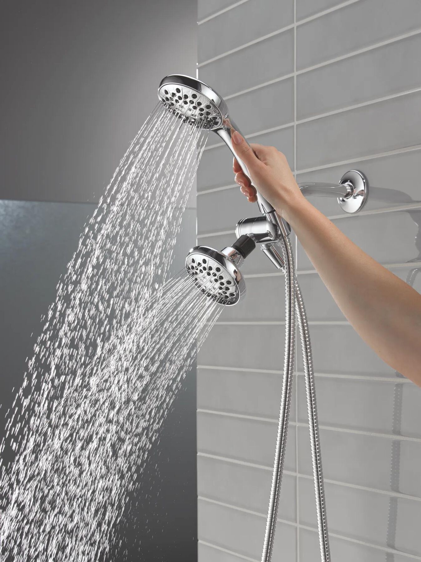 3-Setting Combination Shower in Chrome - 1.75 GPM