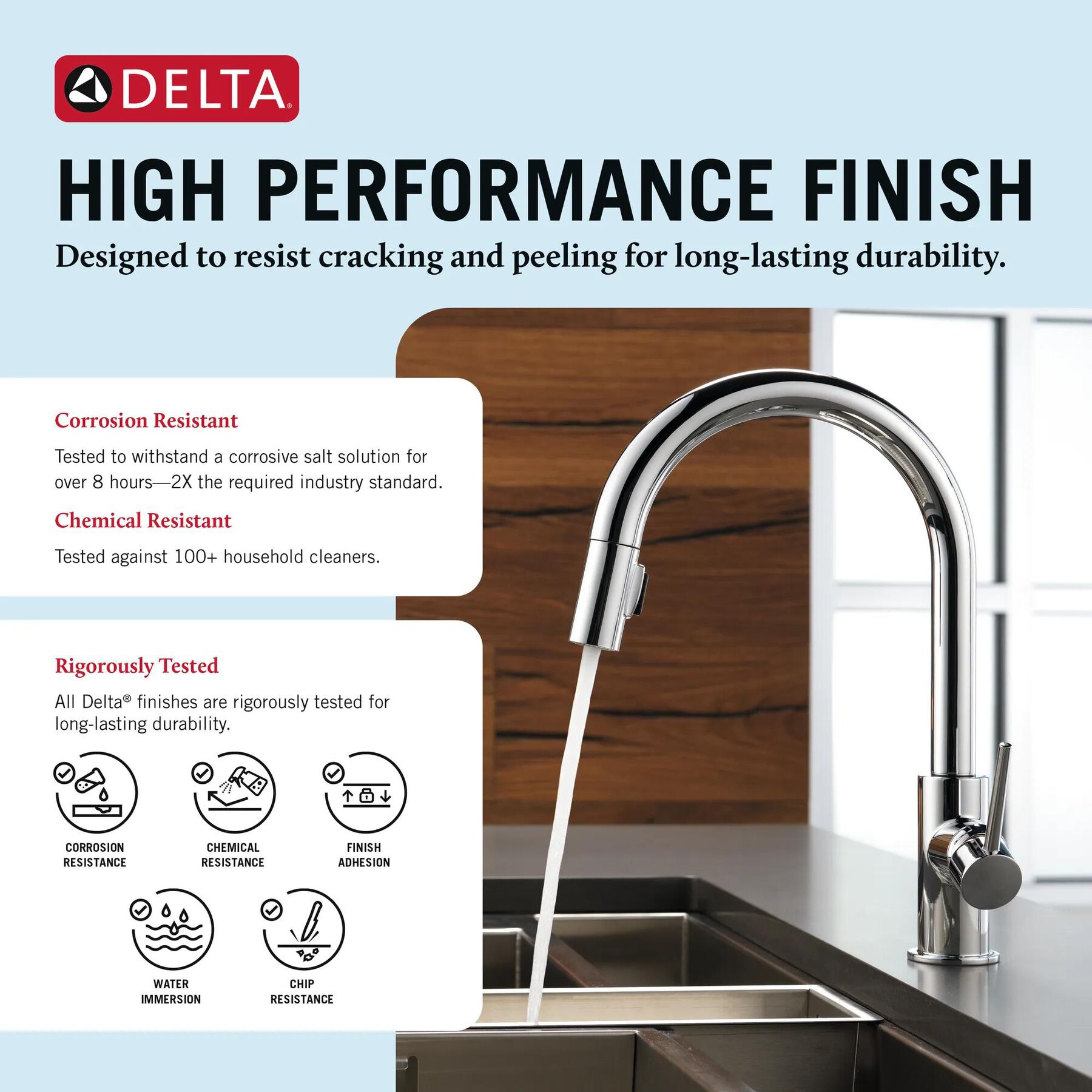 Single Handle Pull-Down Kitchen Faucet