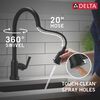 Single Handle Kitchen Pull-Down Faucet With Touchless Technology