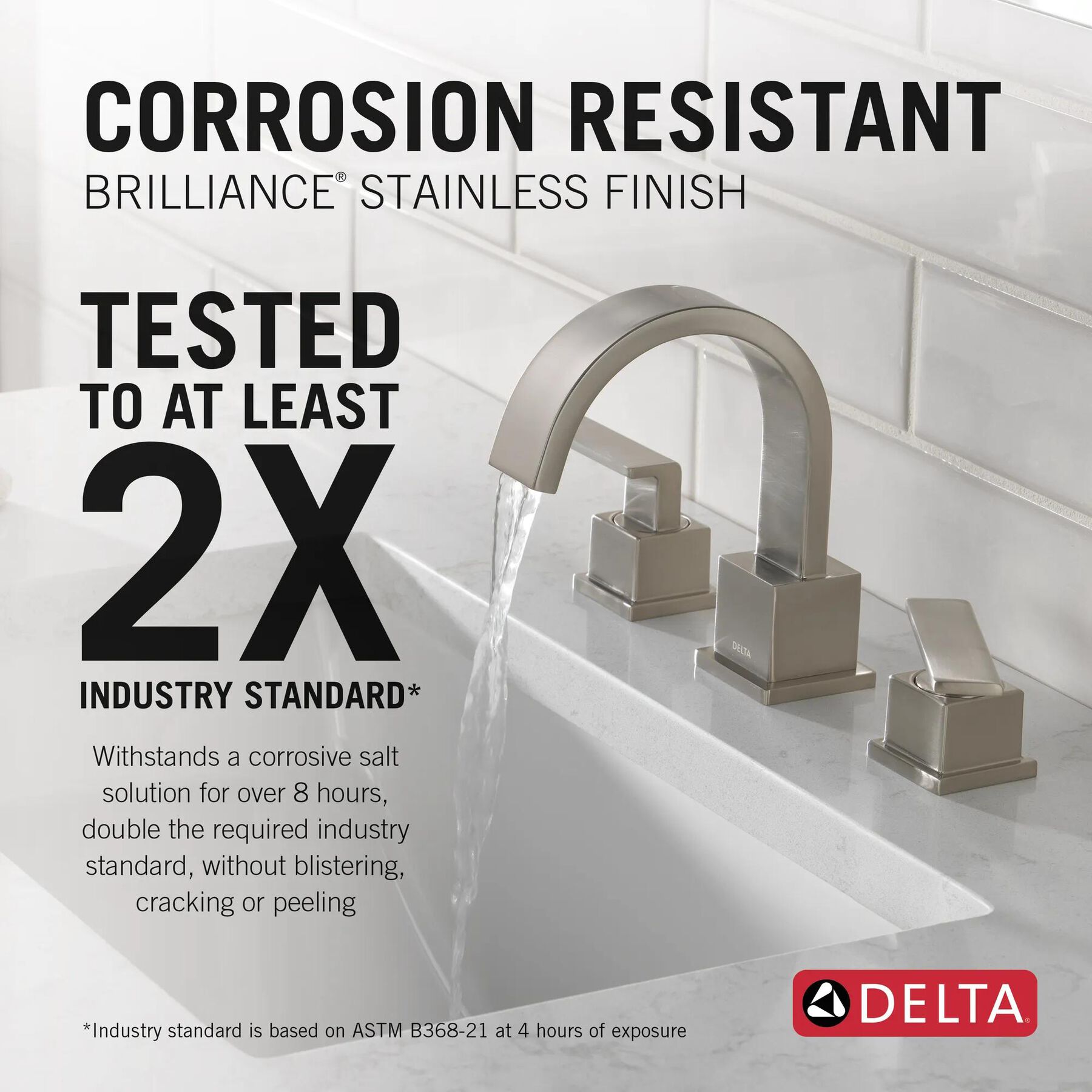 Two Handle Widespread Bathroom Faucet