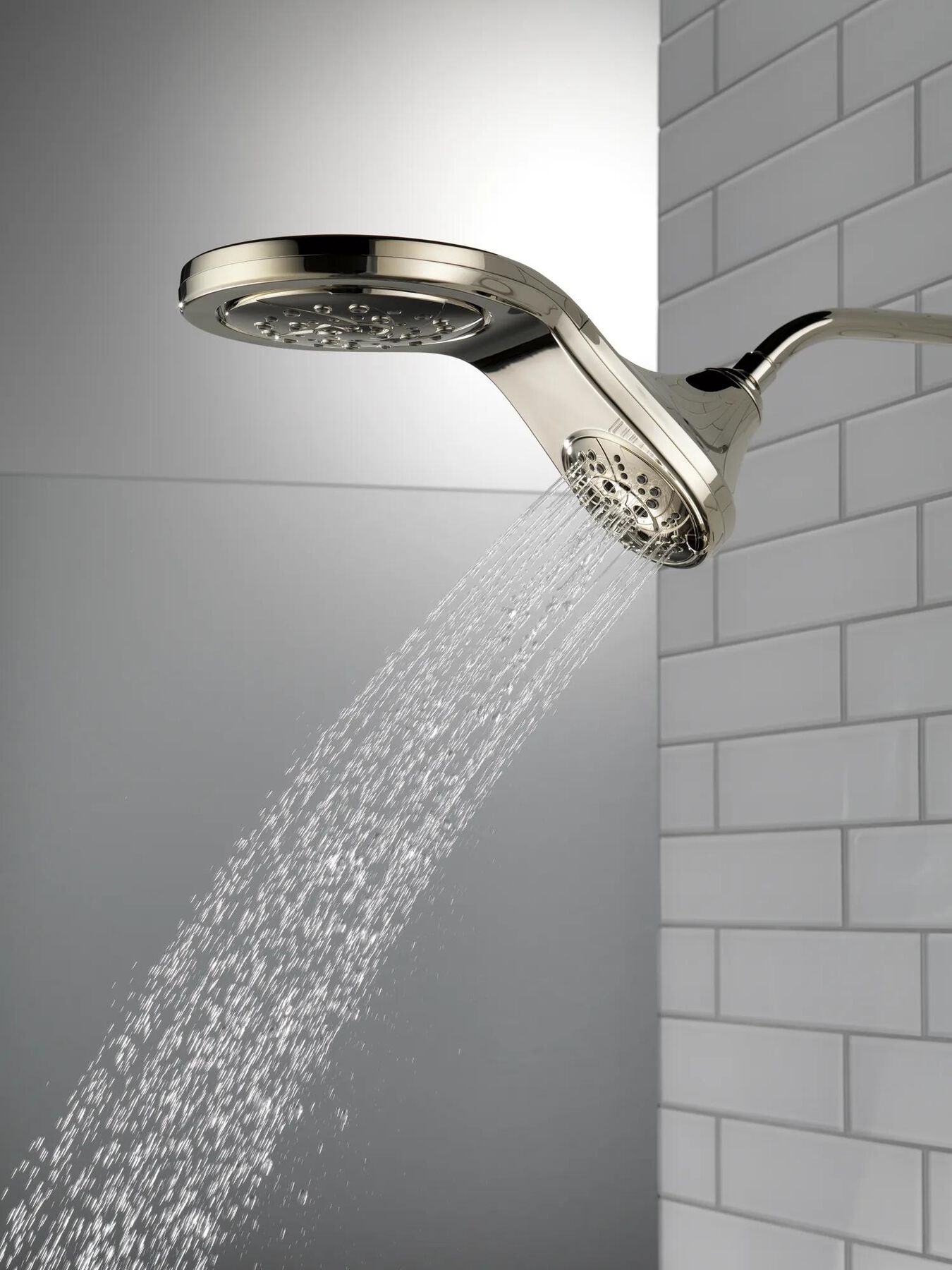 HydroRain&reg; H<sub>2</sub>Okinetic&reg; In2ition&reg; 5-Setting Two-in-One Shower