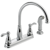 Two Handle Kitchen Faucet with Spray