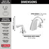 Two Handle Widespread Bathroom Faucet