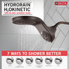 HydroRain&reg; H<sub>2</sub>Okinetic&reg; In2ition&reg; 5-Setting Two-in-One Shower