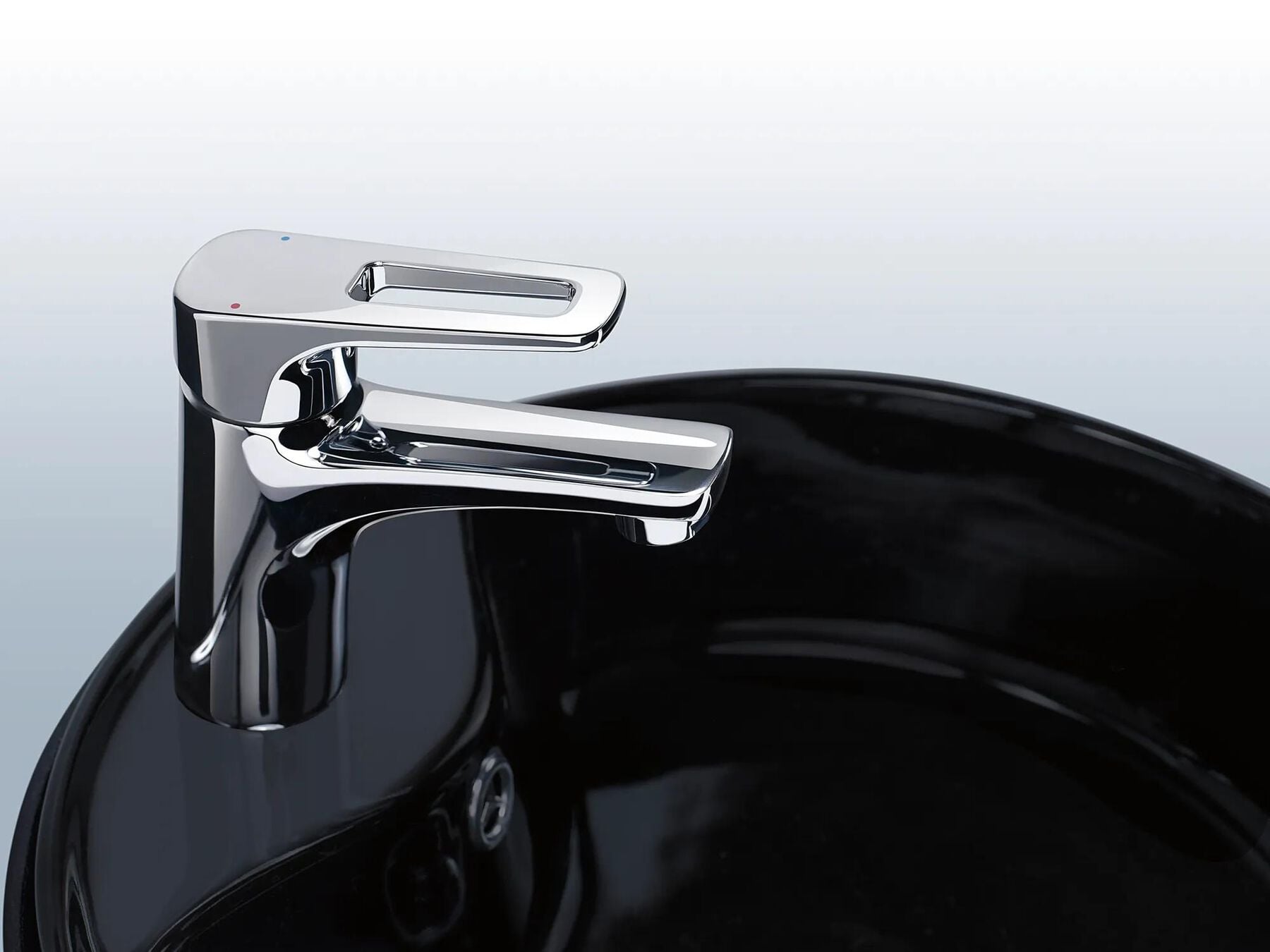 Single Handle Bathroom Faucet - Less Pop-Up