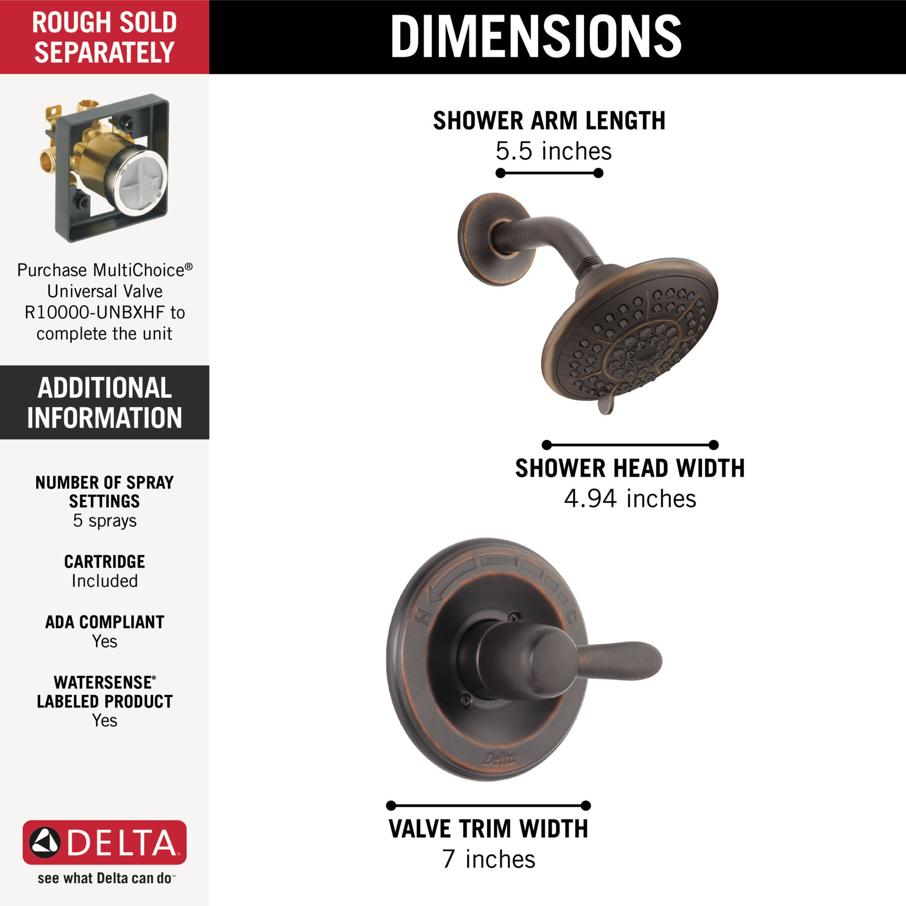 Monitor&reg; 14 Series Shower Trim