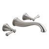Two Handle Wall Mount Bathroom Faucet