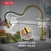 Single-Handle Pull-Down Kitchen Faucet with Touch<sub>2</sub>O&reg; Technology