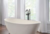 Single Handle Floor Mount Tub Filler Trim with Hand Shower