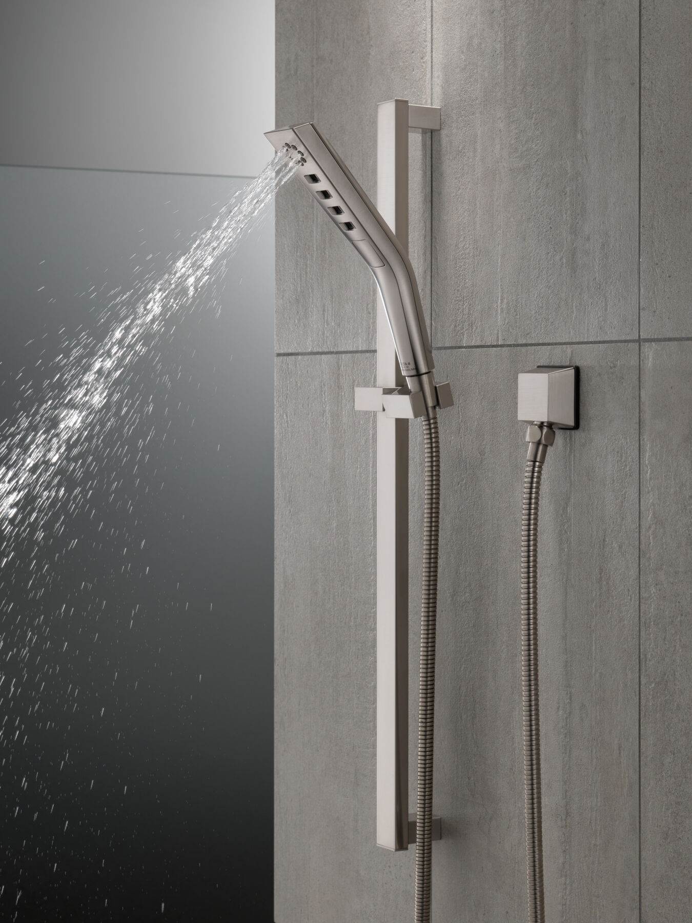 H<sub>2</sub>Okinetic&reg; 3-Setting Slide Bar Hand Shower (Recertified)