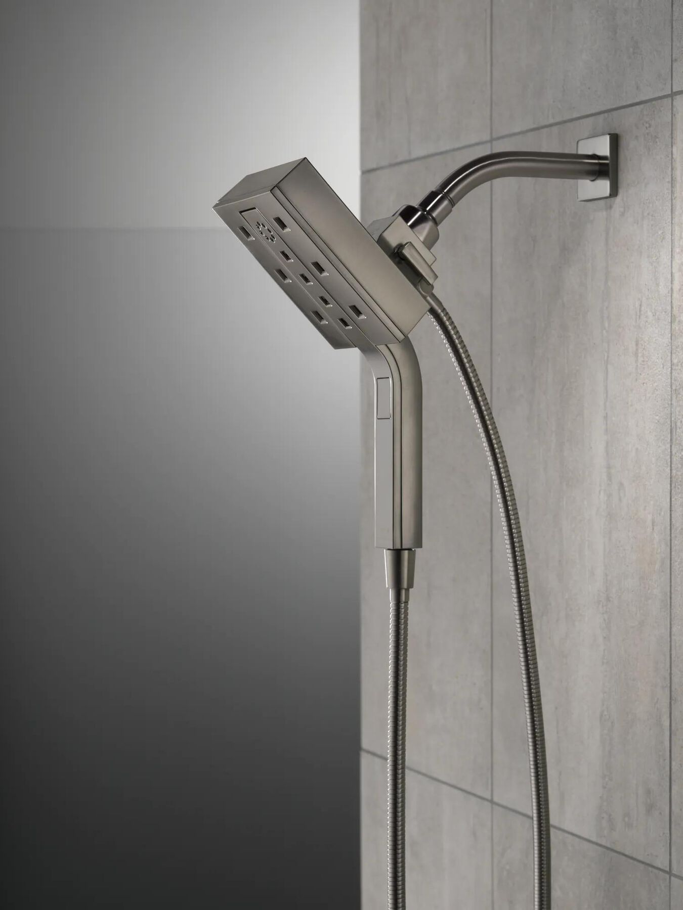 H<sub>2</sub>Okinetic&reg; In2ition&reg; 4-Setting Two-in-One Shower