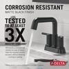 Two Handle Centerset Pull-Down Bathroom Faucet