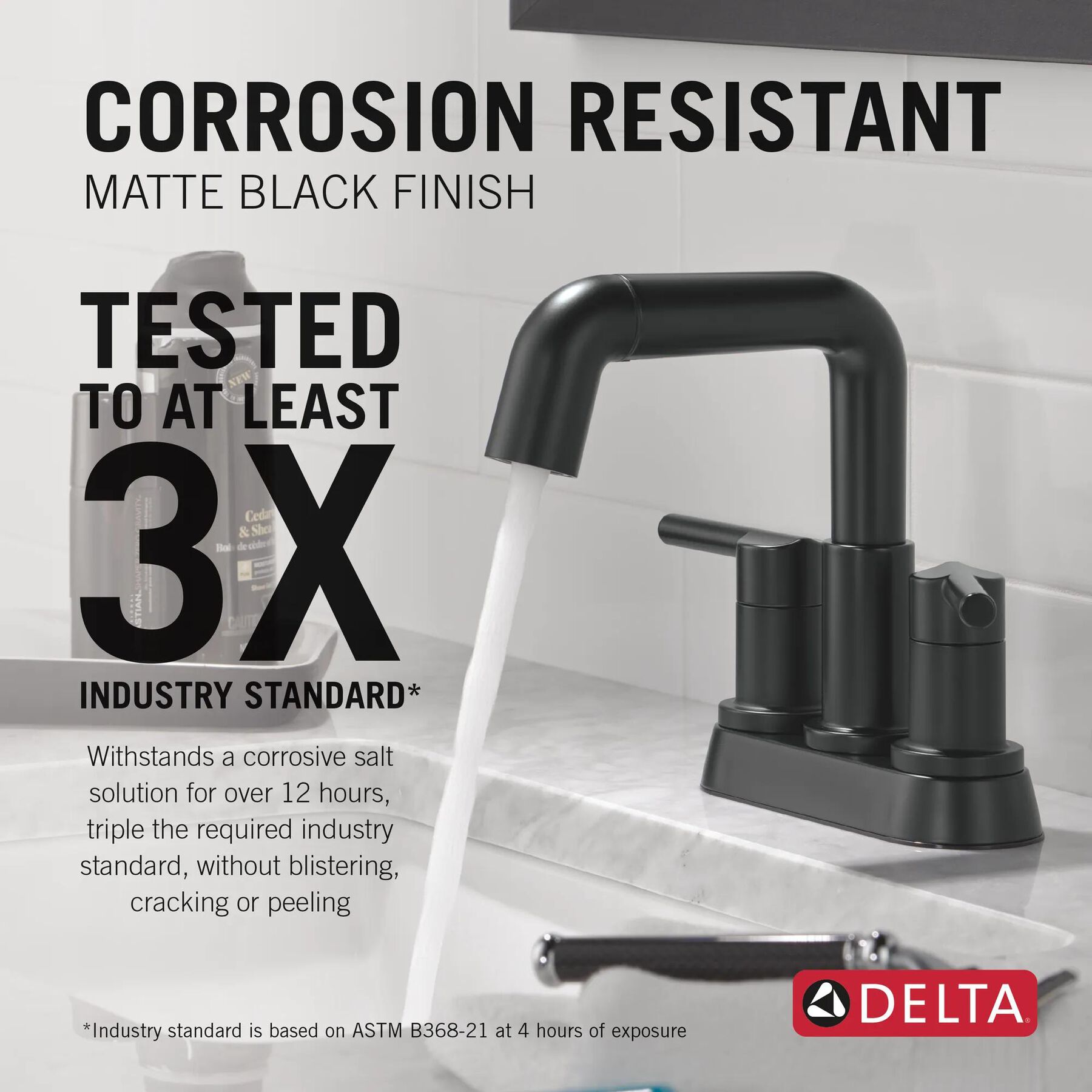 Two Handle Centerset Pull-Down Bathroom Faucet
