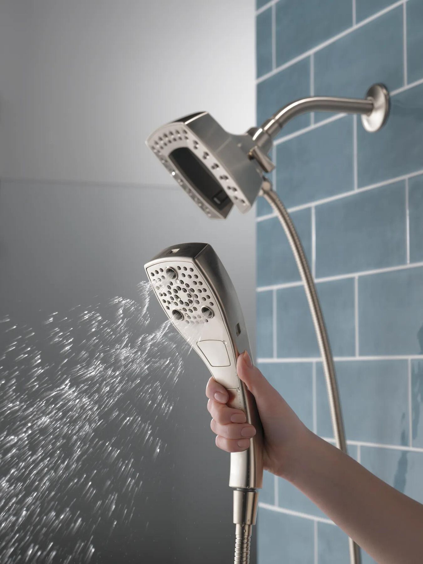 H<sub>2</sub>Okinetic&reg; In2ition&reg; 5-Setting Two-in-One Shower (Recertified)