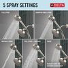 5-Setting Two-in-One Combination Shower with Additional Mount