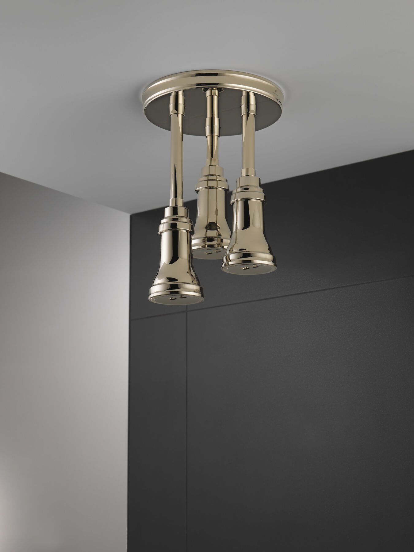 H<sub>2</sub>Okinetic&reg; Pendant Raincan Shower Head with LED Light