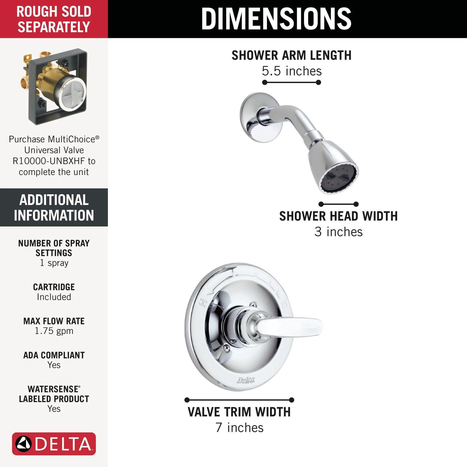 Monitor&reg; 13 Series Shower Trim