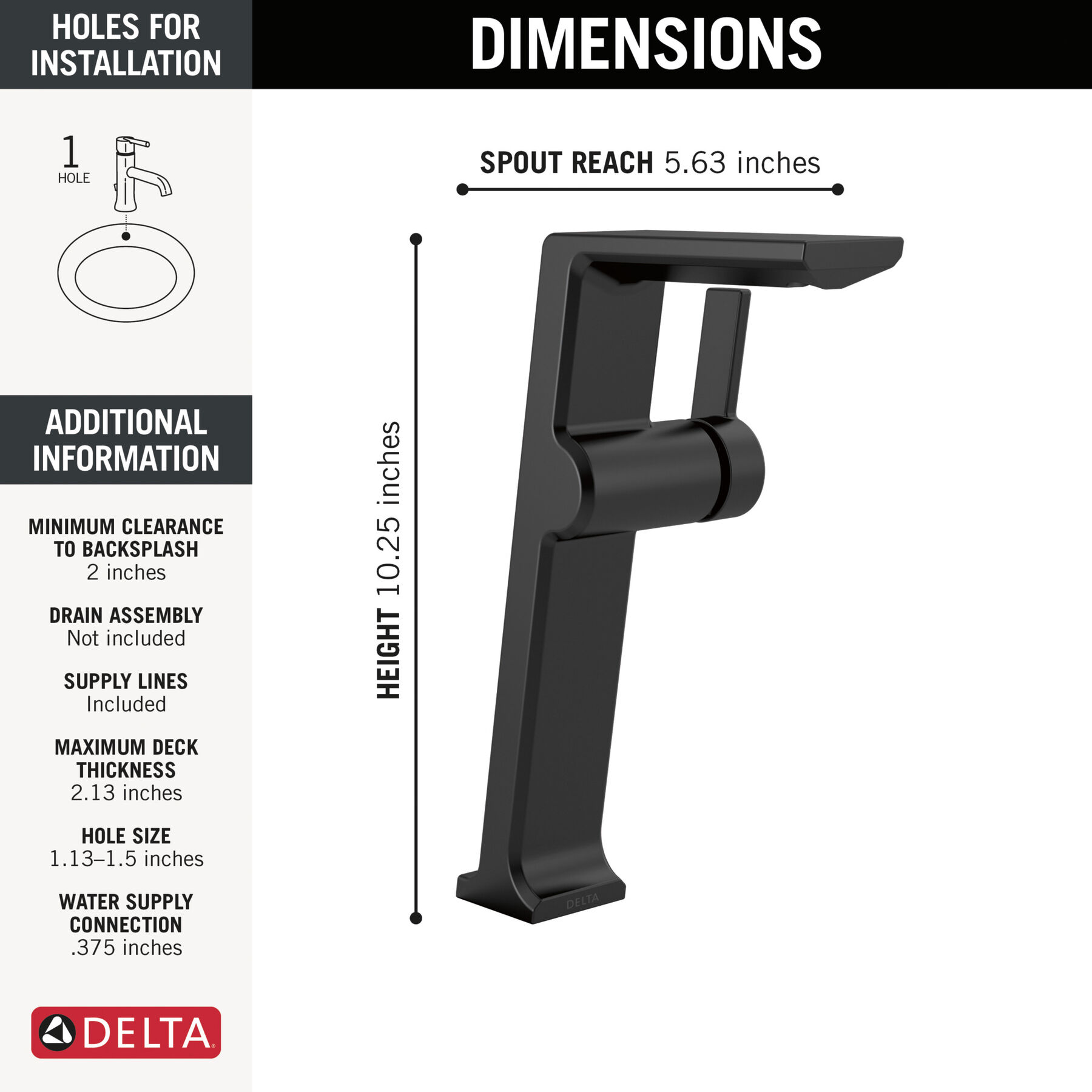 Single Handle Vessel Bathroom Faucet