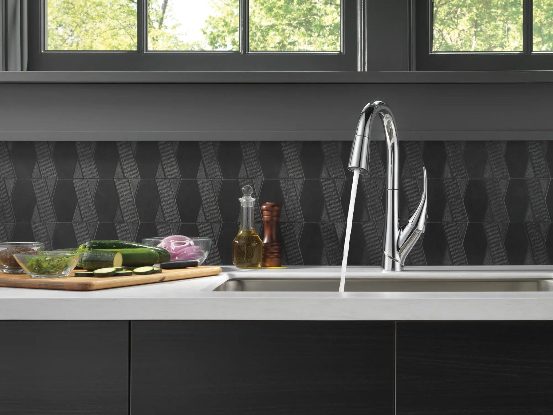 Single Handle Pull-Down Bar / Prep Faucet