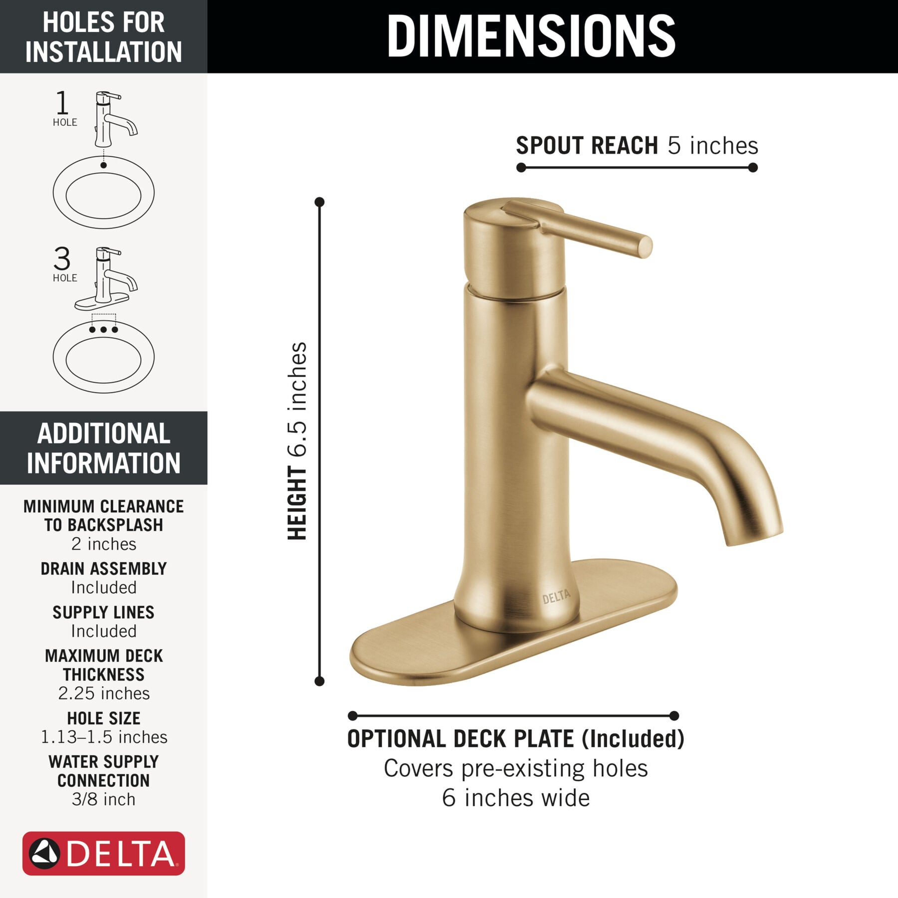 Single Handle Bathroom Faucet