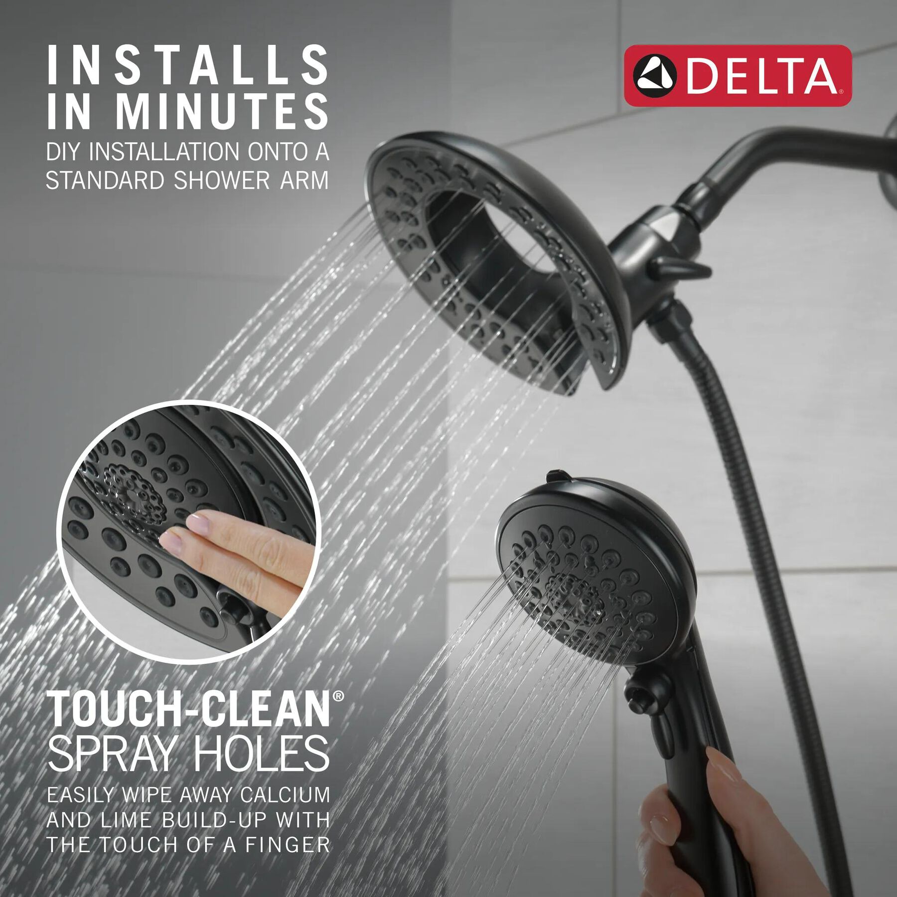 In2ition&reg; 5-Setting Two-in-One Shower (Recertified)