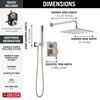 Raincan Shower Rough & Trim w/ HS 14S (Recertified)