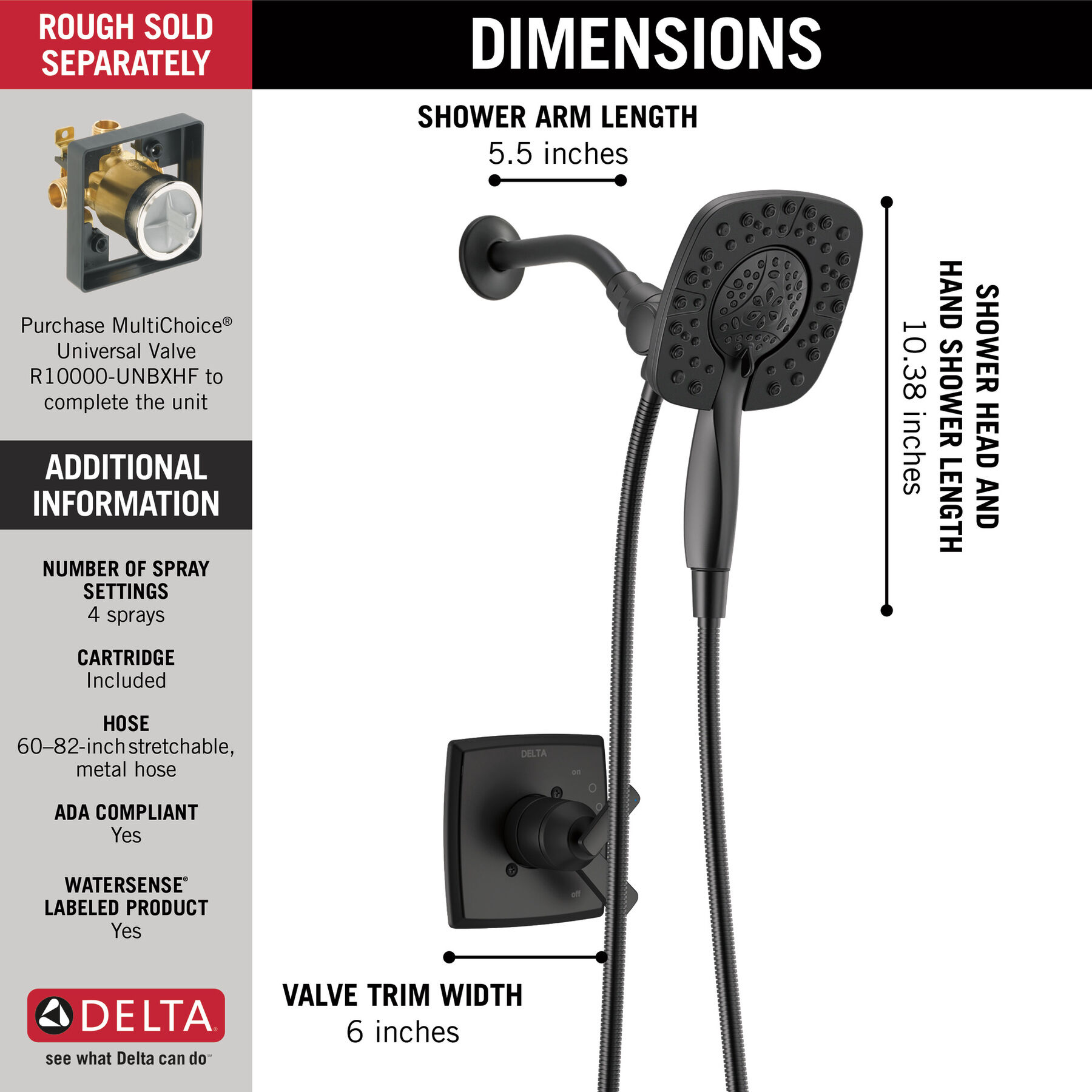 Monitor&reg; 17 Series Shower Trim with In2ition&reg;