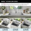 30&rdquo; Drop-In Undermount Stainless Steel Single Bowl Kitchen Sink with Accessories