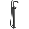 Single Handle Floor Mount Tub Filler Trim