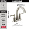 Two Handle Centerset Bathroom Faucet