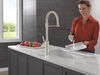 Single-Handle Pull-Down Spring Kitchen Faucet